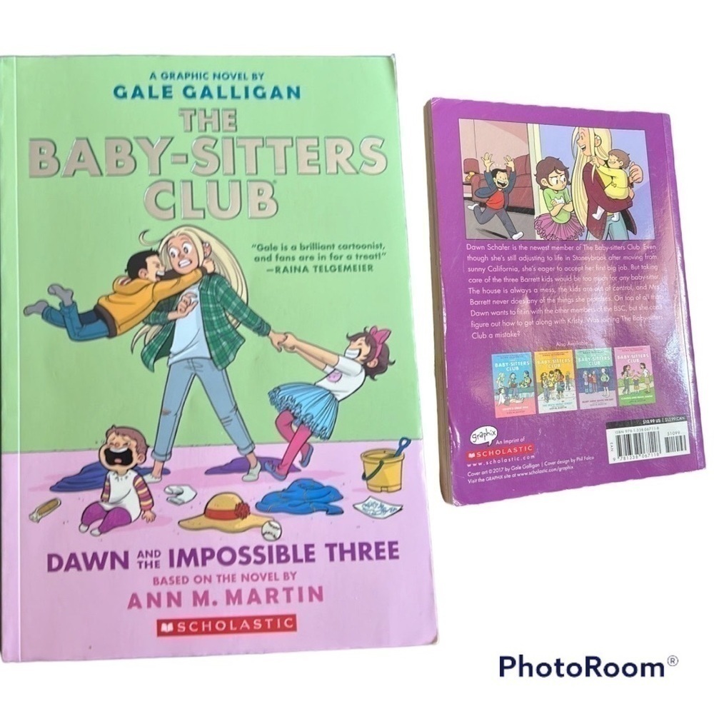 THE Baby-Sitters Club 5 - Dawn and the Impossible Three (paperback) EUC